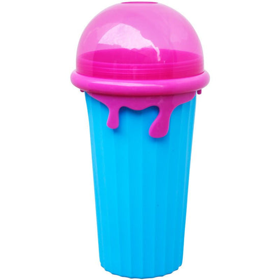 500ml Large Capacity Slushy Cup Summer Squeeze Homemade Juice Water Bottle Quick-Frozen Smoothie Sand Cup Pinch Fast Cooling Magic Ice Cream Slushy Maker Beker Kitchen Gadgets - Sarah Nova