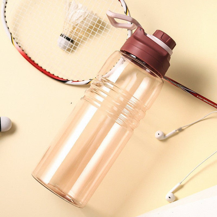 Construction Site 1L Large Capacity Water Cup Outdoor Plastic Water Bottle Portable In Summer - Sarah Nova
