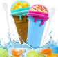 500ml Large Capacity Slushy Cup Summer Squeeze Homemade Juice Water Bottle Quick-Frozen Smoothie Sand Cup Pinch Fast Cooling Magic Ice Cream Slushy Maker Beker Kitchen Gadgets - Sarah Nova