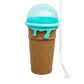 500ml Large Capacity Slushy Cup Summer Squeeze Homemade Juice Water Bottle Quick-Frozen Smoothie Sand Cup Pinch Fast Cooling Magic Ice Cream Slushy Maker Beker Kitchen Gadgets - Sarah Nova