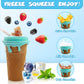 500ml Large Capacity Slushy Cup Summer Squeeze Homemade Juice Water Bottle Quick-Frozen Smoothie Sand Cup Pinch Fast Cooling Magic Ice Cream Slushy Maker Beker Kitchen Gadgets - Sarah Nova