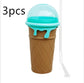 500ml Large Capacity Slushy Cup Summer Squeeze Homemade Juice Water Bottle Quick-Frozen Smoothie Sand Cup Pinch Fast Cooling Magic Ice Cream Slushy Maker Beker Kitchen Gadgets - Sarah Nova