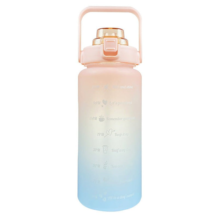 Big Water Bottle Summer Portable Big Water Cup 2 Liters Capacity Cup Plastic - Sarah Nova