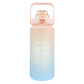 Big Water Bottle Summer Portable Big Water Cup 2 Liters Capacity Cup Plastic - Sarah Nova
