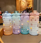 Big Water Bottle Summer Portable Big Water Cup 2 Liters Capacity Cup Plastic - Sarah Nova