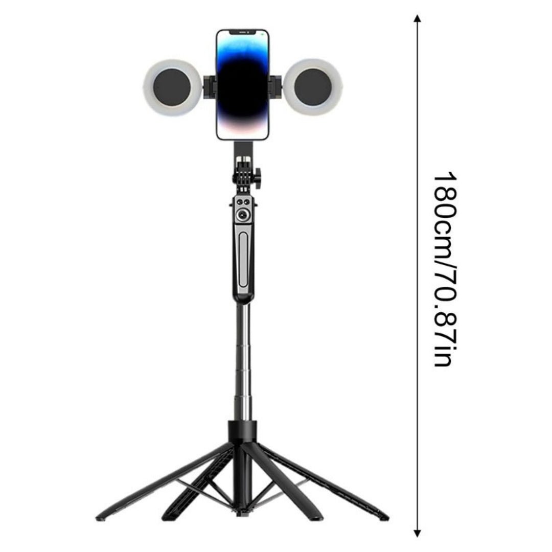 Cell Phone Tripod Selfie Stick 71 Inch Long Selfie Stick For Vlogging Record - Sarah Nova