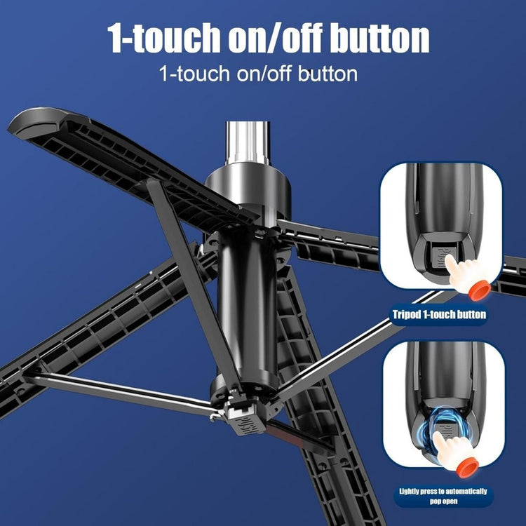Cell Phone Tripod Selfie Stick 71 Inch Long Selfie Stick For Vlogging Record - Sarah Nova