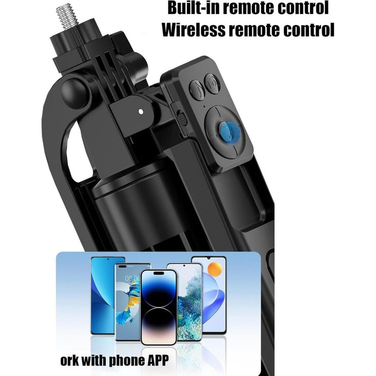 Cell Phone Tripod Selfie Stick 71 Inch Long Selfie Stick For Vlogging Record - Sarah Nova