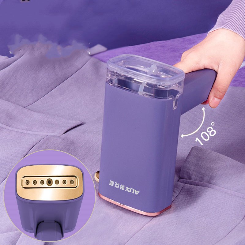 Handheld Hanging Ironing Machine Steam Iron Household Folding Small Portable Clothes Artifact Dormitory - Sarah Nova