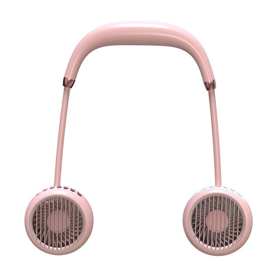 Leafless Hanging Neck Fan Portable Mini Lazy Silent Charging Portable Electric Fan - Sarah Nova