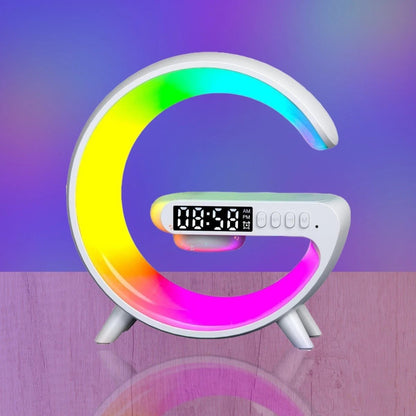 LED Smart G Lamp Intelligent Wireless Charger Bluetooth Speaker G Shape Lamp - Sarah Nova