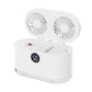 Mini Air Conditioner Fan Air Cooler USB Portable Table Top Desktop Fan Cooling with 3 Wind Speed LED Light for Home Office - Sarah Nova