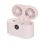 Mini Air Conditioner Fan Air Cooler USB Portable Table Top Desktop Fan Cooling with 3 Wind Speed LED Light for Home Office - Sarah Nova