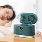 Mini Air Conditioner Fan Air Cooler USB Portable Table Top Desktop Fan Cooling with 3 Wind Speed LED Light for Home Office - Sarah Nova
