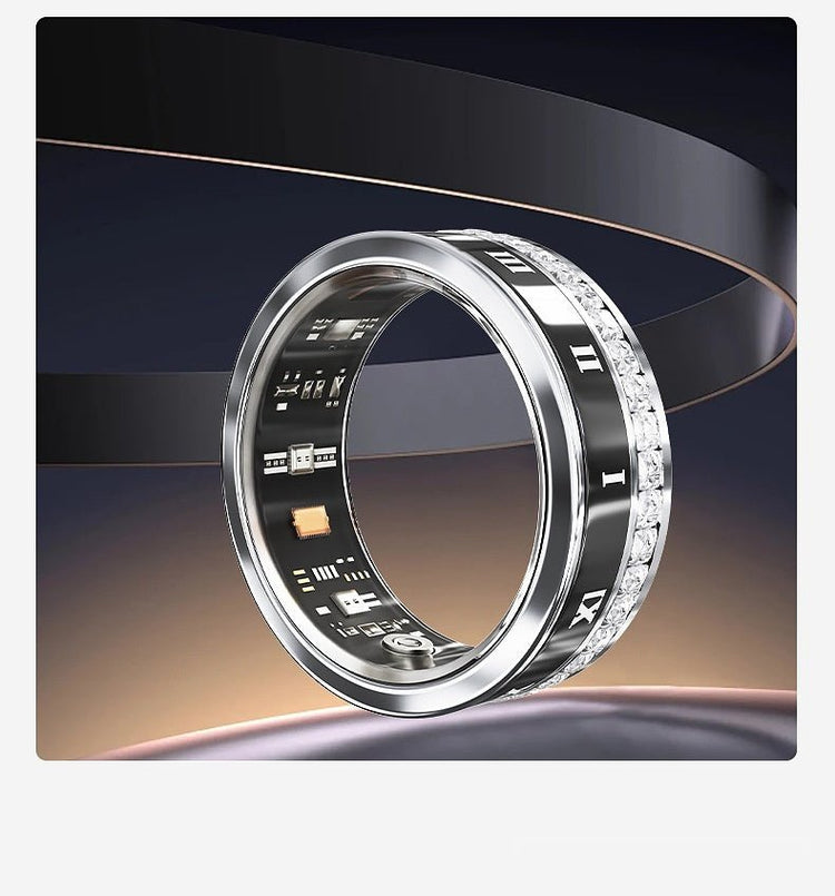Multi Functional Home Diamond Inlaid Smart Ring - Sarah Nova