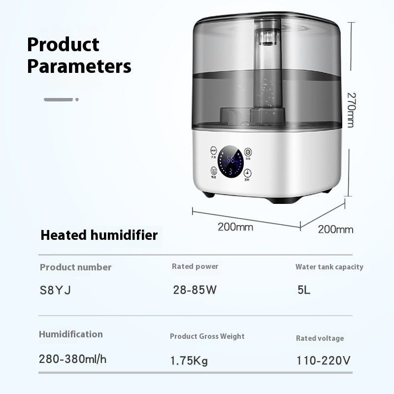 New Heated Home 5L Humidifier - Sarah Nova