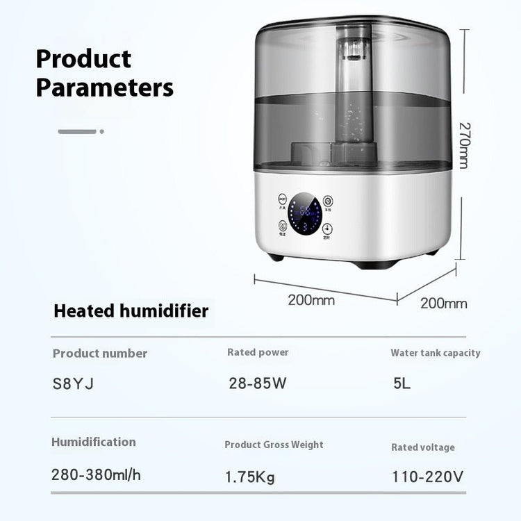 New Heated Home 5L Humidifier - Sarah Nova