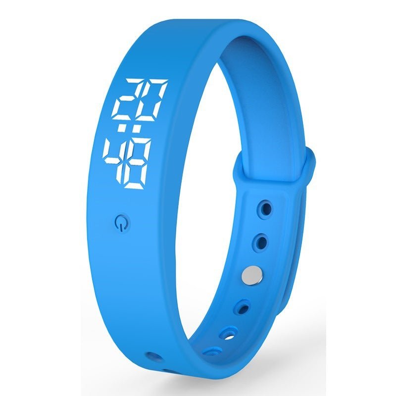 New V9 Smart Bracelet With Body Temperature Monitoring Precise Display Smart Band Vibration reminder Smart Clock Smart Wristband - Sarah Nova