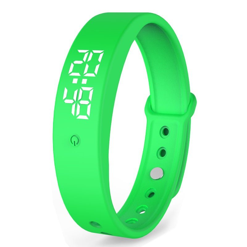 New V9 Smart Bracelet With Body Temperature Monitoring Precise Display Smart Band Vibration reminder Smart Clock Smart Wristband - Sarah Nova