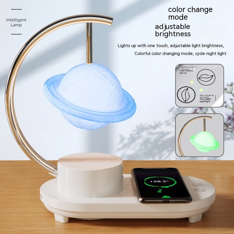 Smart Wireless Charging 10W Bluetooth Speaker Multi-function Small Night Lamp - Sarah Nova