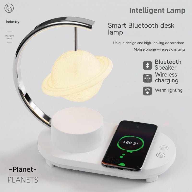 Smart Wireless Charging 10W Bluetooth Speaker Multi-function Small Night Lamp - Sarah Nova