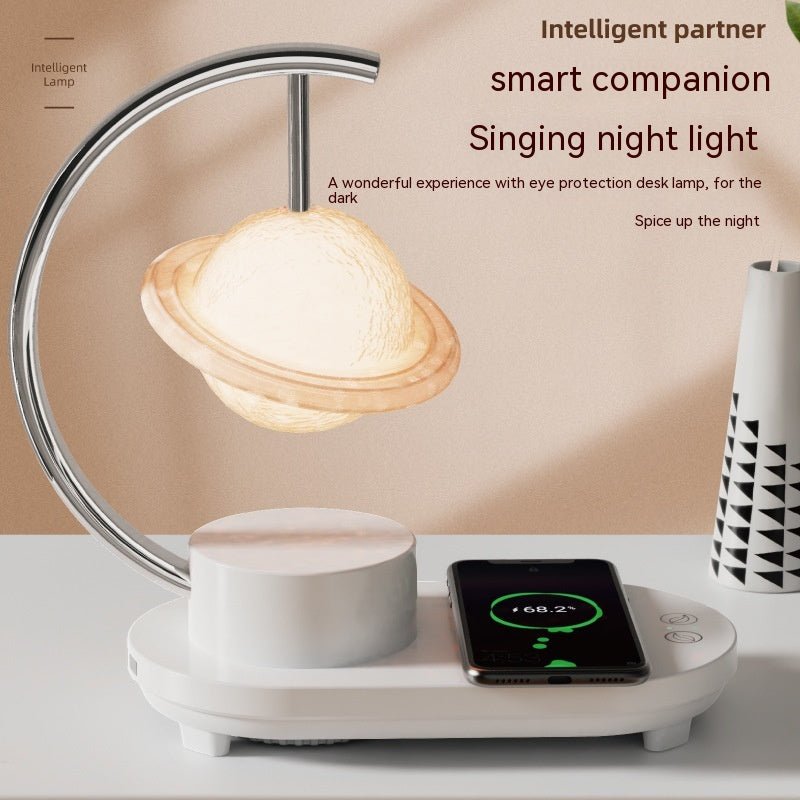 Smart Wireless Charging 10W Bluetooth Speaker Multi-function Small Night Lamp - Sarah Nova