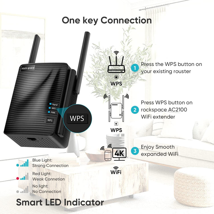 WiFi Extender Home WiFi Booster Dual-band Wireless Extension Supports Multiple Devices - Sarah Nova
