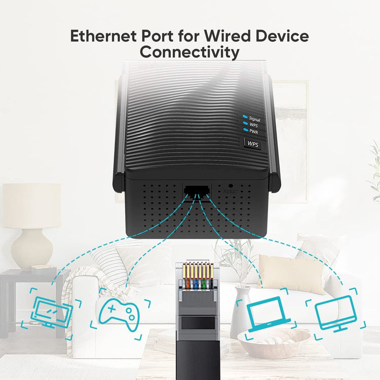 WiFi Extender Home WiFi Booster Dual-band Wireless Extension Supports Multiple Devices - Sarah Nova