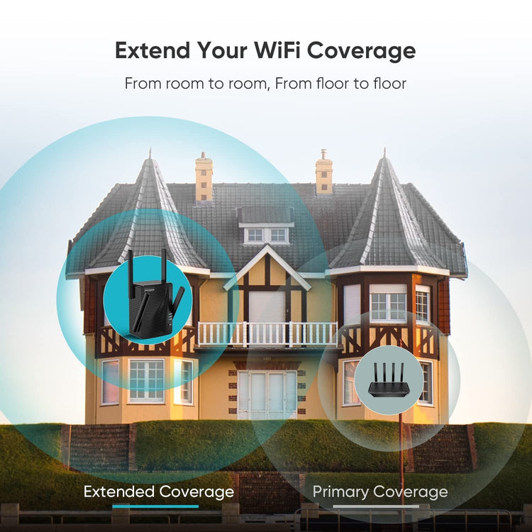 WiFi Extender Home WiFi Booster Dual-band Wireless Extension Supports Multiple Devices - Sarah Nova